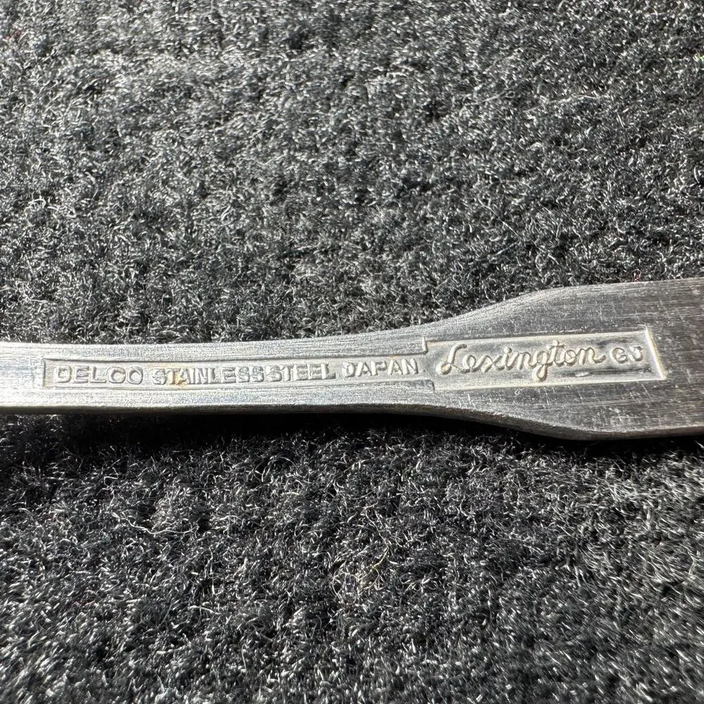Vintage Delco Stainless Steel Spoon Lexington Pattern Flatware Silverware Japan
